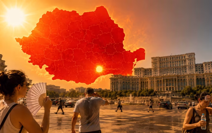 Cod roșu de caniculă în aproape toată România. Bucureștiul intră sub avertizare