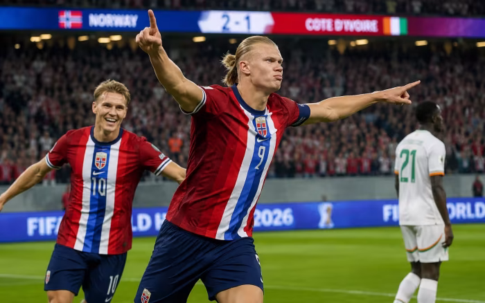 Cupa Mondială 2026: Norvegia elimină Coasta de Fildeș și va întâlni Brazilia în optimi