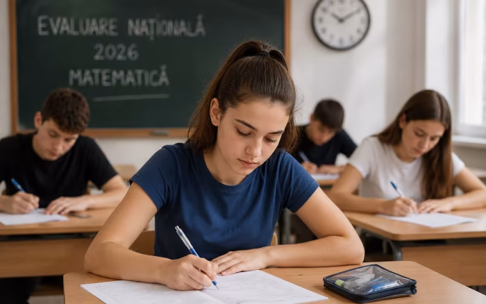 Evaluarea Națională 2026: proba la Matematică are loc pe 24 iunie