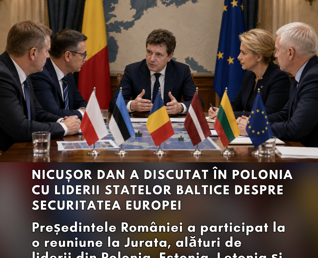 Nicușor Dan a discutat în Polonia cu liderii statelor baltice despre securitatea Europei
