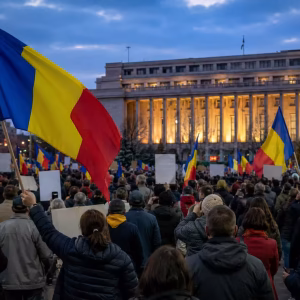 Protest în Piața Victoriei: „România e sub asediu”