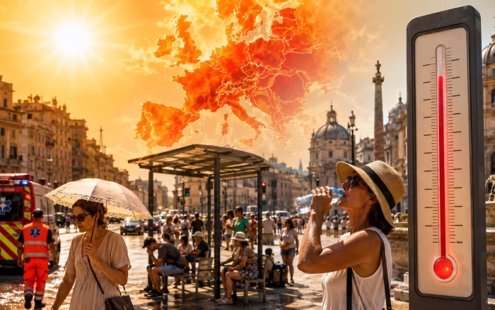 Recorduri de temperatură în Europa, în timp ce valul de caniculă avansează spre est