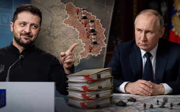 Zelenski îl ironizează pe Putin: Rusia tot amână cucerirea Donbasului