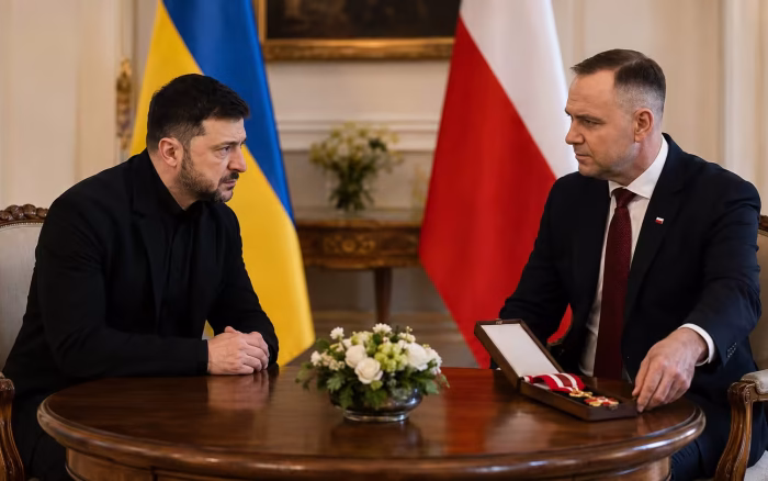 Polonia îi retrage lui Zelenski Ordinul Vulturul Alb