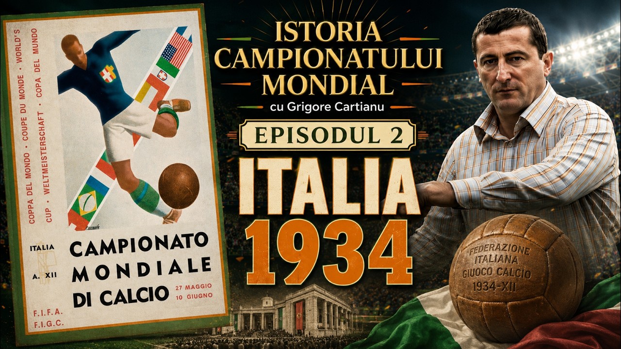 Italia 1934: Fotbalul, capturat de Mussolini