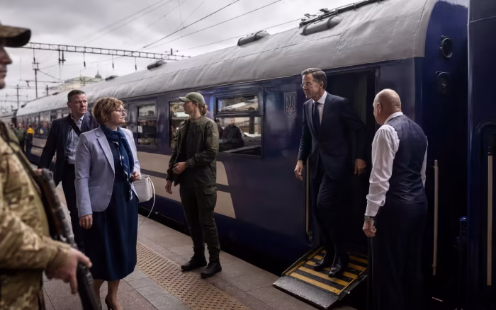 Mark Rutte a ajuns la Kiev, la o zi după un atac masiv al Rusiei soldat cu peste 20 de morți