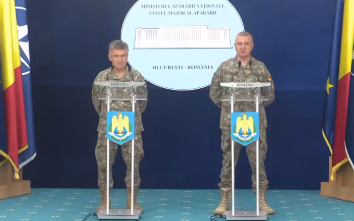MApN: Drona doborâtă la Buzău, identificată vizual ca tip Shahed. Italienii au tras primii și au ratat