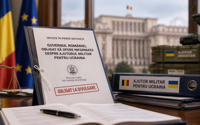 Guvernul, obligat în primă instanță să ofere informații despre ajutorul militar pentru Ucraina