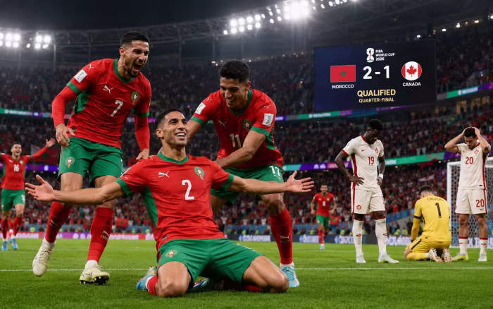 Marocul elimină Canada și devine prima sfertfinalistă la Cupa Mondială 2026