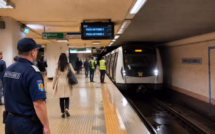 Metrorex a reluat circulația pe Magistrala 1. Stația Piața Victoriei 2 a fost redeschisă