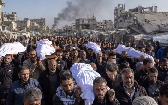 Atac la o înmormântare din Gaza. Cel puțin șapte oameni au murit