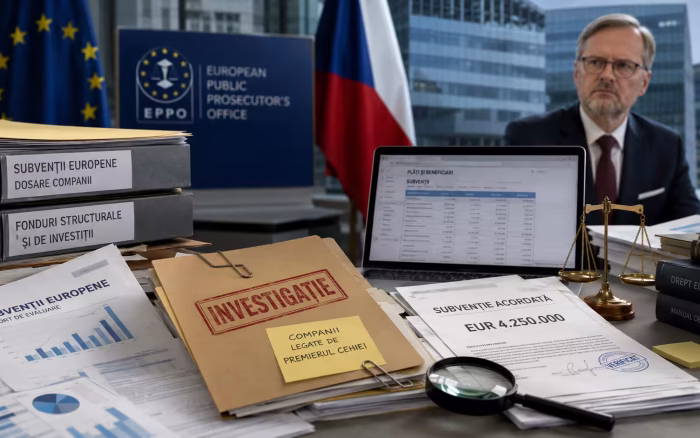 Parchetul European investighează subvențiile acordate unor companii legate de premierul Cehiei