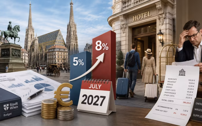 Viena majorează taxa turistică. Cât vor plăti vizitatorii