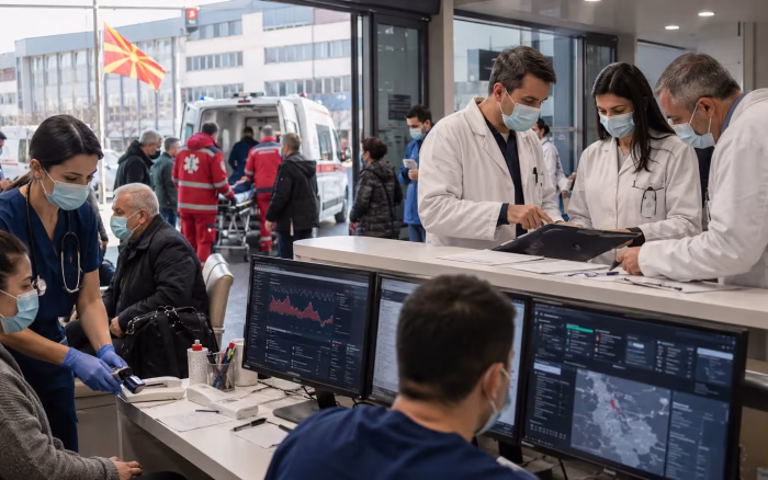 Alertă sanitară în Macedonia de Nord. Peste 1.500 de oameni s-au îmbolnăvit