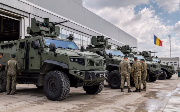 Armata a primit primele blindate COBRA II fabricate în România