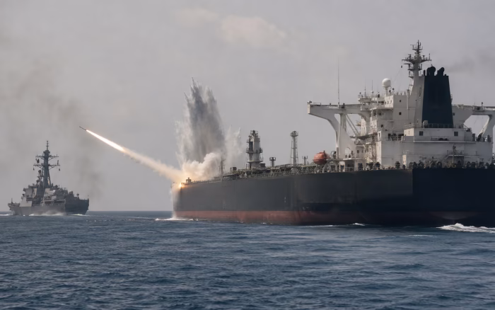 Armata SUA a tras asupra unui petrolier care încerca să forțeze blocada Iranului