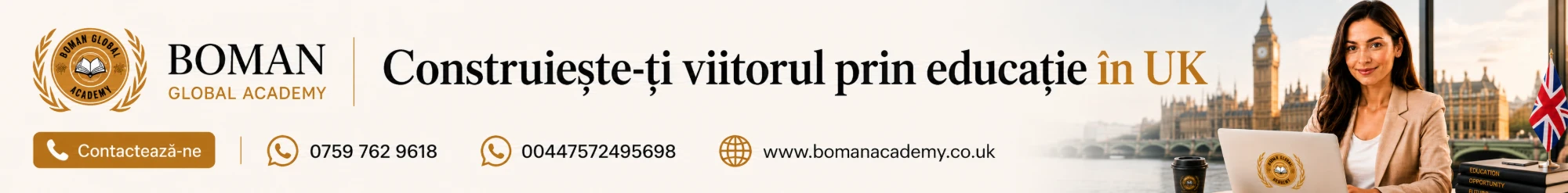 Boman Global Academy - Construiește-ți viitorul prin educație în UK