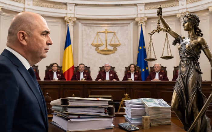 CCR judecă disputa dintre Bolojan și Înalta Curte privind salariile magistraților
