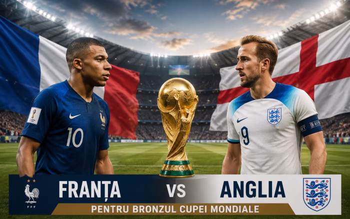 Franța și Anglia joacă pentru bronzul Cupei Mondiale