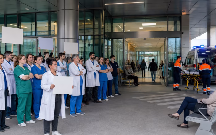 Aproape 500 de spitale intră în grevă de avertisment