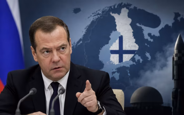 Medvedev amenință Finlanda: „Țara voastră este acum pe lista țintelor nucleare ale Rusiei”