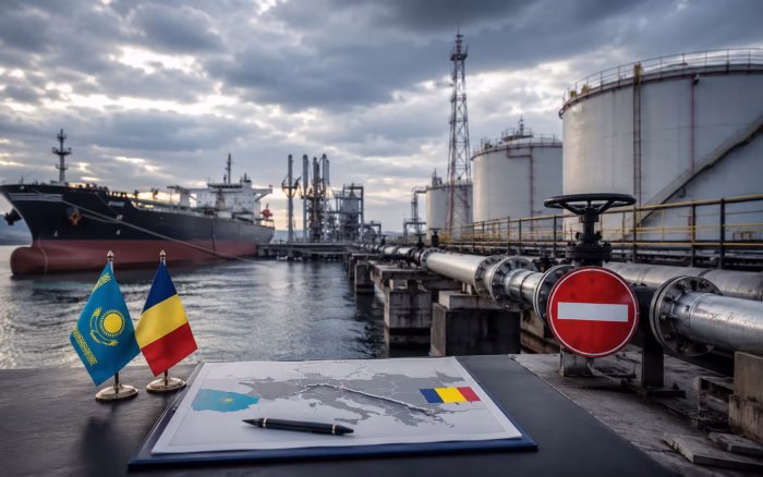 Livrările de petrol kazah către România, suspendate temporar