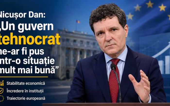 Nicușor Dan: „Un guvern tehnocrat ne-ar fi pus într-o situație mult mai bună”