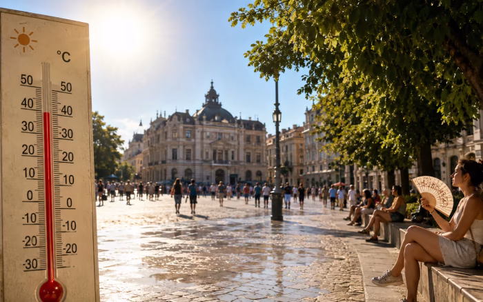 Un nou val de caniculă aduce temperaturi de până la 39°C