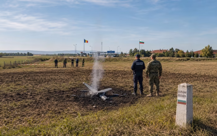 O dronă a traversat România și a explodat în Bulgaria, lângă un gazoduct strategic